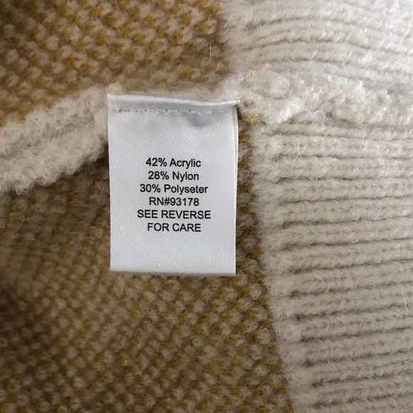 Industry flower power waist high cardigan sweater. - Picture 9 of 11